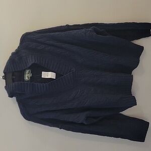 American Eagle Outfitters Navy V-Neck Sweater
